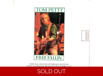 Tom Petty ‎– Free Fallin' - UK Limited Edition 2 Track 7" Housed In 1989 U.S. Strange Behaviour Tour Wallet